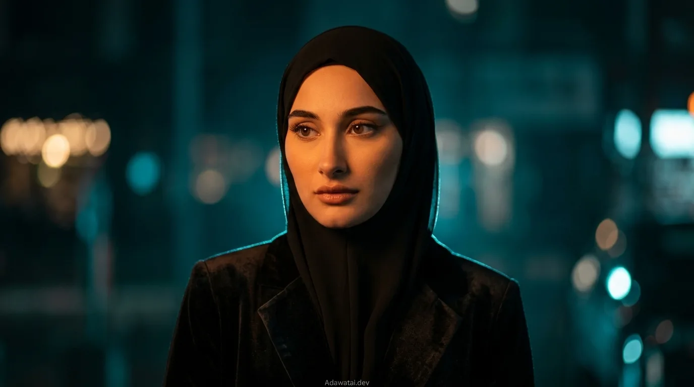 Woman Cinematic Teal Orange